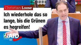 Werden die Grünen es je kapieren? – Christian Loose (AfD)