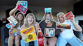 Australians try American Candy with Americans.. Ft Samantha Jo & Andrew TMI