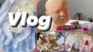 Vlog Распаковка посылок Пытаемся наладить режим с младенцем Опять начала реборна