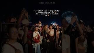 Did Anyone Else Spot Lisa's Mom Vibing?! ️ #coachella #coachella2025  #jennie