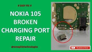 How to change nokia105 charging port easily || Nokia105 charging problem solution.