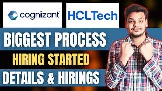 Cognizant , HclTech Biggest Hiring Process Started | EY , Cognizant OFF Campus Hiring | Updates