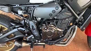 XSR700 Kelpi Flanker full exhaust 1st start