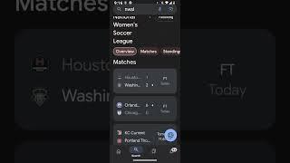 NWSL Football Scores #nationalwomenssoccerleague