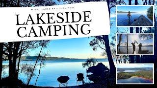 LAKESIDE camping at its best as we travel Australia - Myall Lakes National Park, NSW