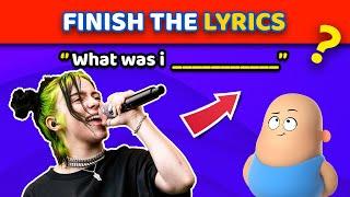 BILLIE EILISH | Finish the Lyrics 