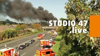 STUDIO 47 .live | TANKLASTER GERÄT AUF A40 BEI MÜLHEIM-STYRUM IN BRAND