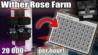 Minecraft: Easy Wither Rose Farm | Simple Tutorial 1.16 - 1.17 - 1.18 - 1.19 +