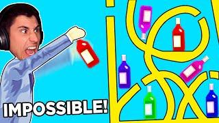 I Found the Most IMPOSSIBLE Bottle Flip! | Happy Wheels