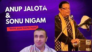 Anup jalota & Sonu nigam together|Bohat pyar karte hain tumko sanam|Tribute to late Sh. SP Bala.