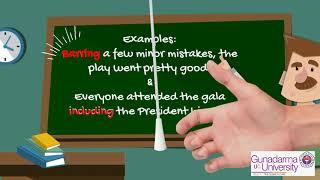 part of speech: preposition