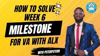 Virtual Assistant Resume|Cover letter|LinkedIn Optimization Milestone for week 6 with Alx.