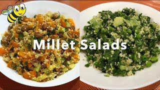 Foxtail Millets Salads | Simple Millet Salad | Green Millet Salad | VEGAN