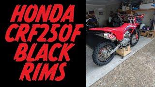 Honda CRF250F Black Rims, Suspension and More