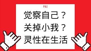 觉察自己的想法有什么作用？如何觉察？如何关掉小我的声音？当你想通宇宙的支持就来了 灵性运用到生活实例