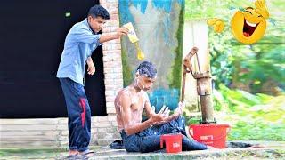 Shampoo Prank part 2 ||by funny village bd || maha fun tv ||busy fun ltd ||try to not laugh ||