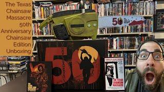 The Texas Chainsaw Massacre 50th Anniversary Chainsaw Edition 4K UHD Unboxing