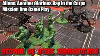 Aliens: Another Glorious Day in the Corps | Mission One Game Play | Storm of Steel Wargaming