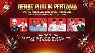 [LIVE] Debat Perdana Pilkada Calon Gubernur dan Wakil Gubernur Maluku Utara | Narasi Daily