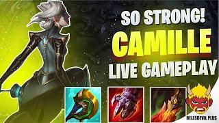 Camille Is So Strong If You Do This! - Wild Rift HellsDevil Plus Gameplay