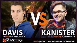 Jim Davis (Eldrazi Breach) vs Kanister (Amulet Titan) | Magic: the Gathering | Modern