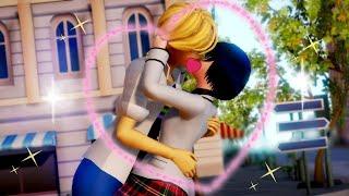 [Miraculous Ladybug] Adrien & Kagami KISS (animation)