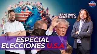 Live review de noticias ESPECIAL con Santiago Armesilla. Elecciones U.S.A