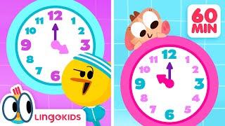 HOURS OF THE DAY ⏰ + More Songs For Kids | Lingokids