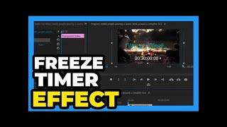 Premiere Pro CC ： How to Freeze a Timer