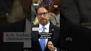 Conservatives slam Trudeau’s ‘Late Night with Stephen Colbert’ remarks on lumber  #QuestionPeriod
