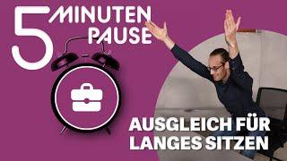 Übungen unterer Rücken | Ausgleich für langes Sitzen | 5-Minuten-Pause für den unteren Rücken