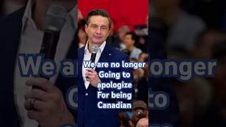 Pierre Poilievre with a short, fiery and patriotic closing speech