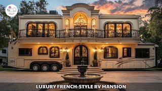 Luxury French-Style RV Mansion | Elegant Mobile Home Tour with Timeless Design