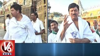 MAA Association President Rajendra Prasad Visits Sri Tirumala Tirupati | V6 News