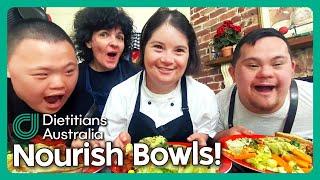 Cooking Nourish Bowls with Dietitians Australia! Feat. Chef Cammie and Dietitian Michelle