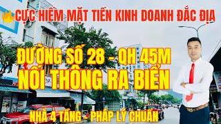  HIẾM CÓ! Nhà mặt tiền kinh doanh đường số 28 Nha Trang – Thông thẳng ra biển, pháp lý chuẩn