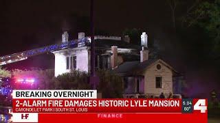 Historic St. Louis landmark damaged by overnight fire