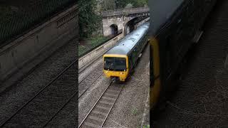 GWR class 166 speeding towards Bristol Temple Meads #shorts #train #class166 #gwr #subscribe.