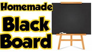 Diy Chalkboard/Homemade blackboard/how to make blackboard from cardboard/diy chalkboard paint/slate