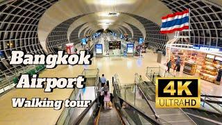 Bangkok Airport | Walking Tour | Thailand  | 4K