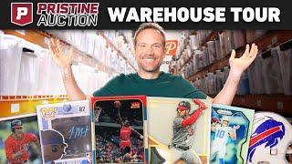 INSIDE the BUSIEST Sports Card and Memorabilia Warehouse! 