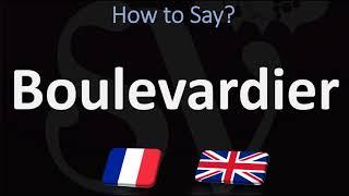 How to Pronounce Boulevardier Cocktail? | French & English Pronunciation