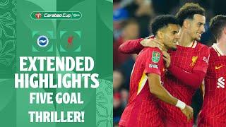 HOLDERS SURVIVE! | Brighton v Liverpool extended highlights