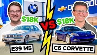 E39 M5 vs C6 Corvette! The $18,000 Question!