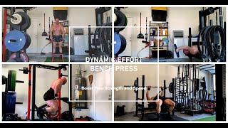 Jason Blaha Training Dynamic Effort Bench Press Day - 4-10-2025!