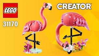 LEGO Creator 3in1 Wild Animals: Pink Flamingo (31170)[288 pcs] Step-by-Step Building Instructions