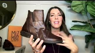 Miz Mooz Leather Ankle Boots - Parton on QVC