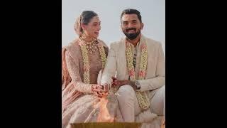 Athiya Setti weds with Indian cricketer KL Rahul.🫶