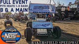 FULL EVENT | World Of Outlaws NOS Energy Drink Sprint Cars | Bakersfield Speedway | Sep 13th, 2024