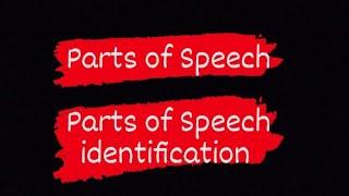 Parts of Speech||Parts of Speech Identification ||English With Azim